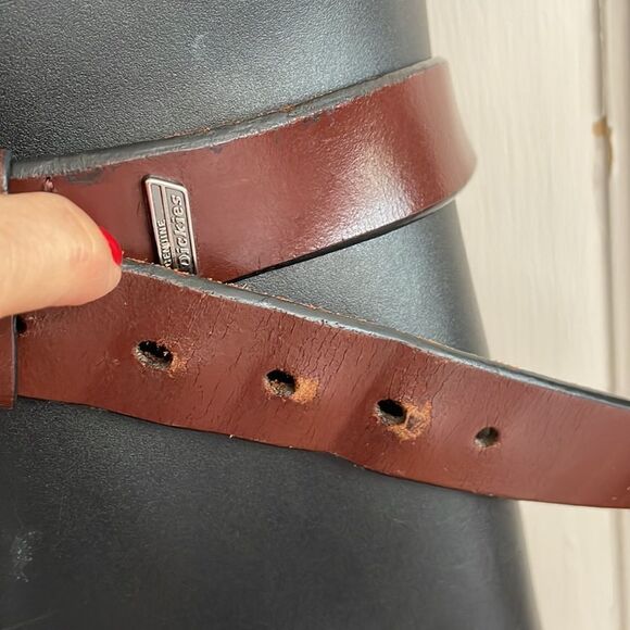 Dickies brown leather belt - Picture 2 of 6